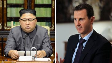 رسالة من الديكتاتور الكوري الشمالي إلى الديكتاتور السوري