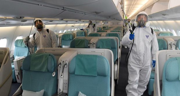 إرشادات منظمة الطيران المدني الدولي لضمان سلامة الركاب على متن الطائرات وفي المطارات في زمن كورونا