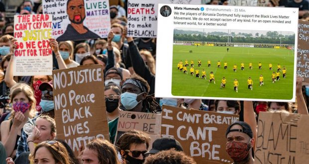 أخبار ألمانيا: نادي بوروسيا الألماني يوجه رسالة قوية ضد العنصرية ويدعم حملة "بلاك لايفز ماتر"