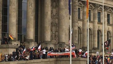 محاولة اقتحام مبنى البرلمان الألماني في برلين