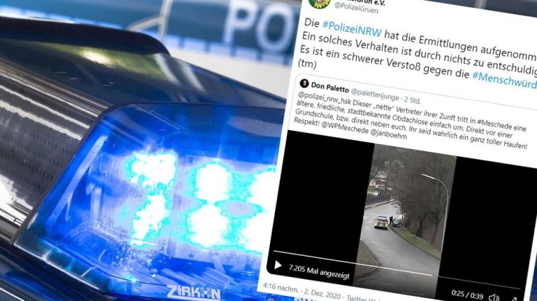 أخبار ألمانيا: شرطي ألماني يعتدي على سيدة مسنة ويسقطها أرضاً