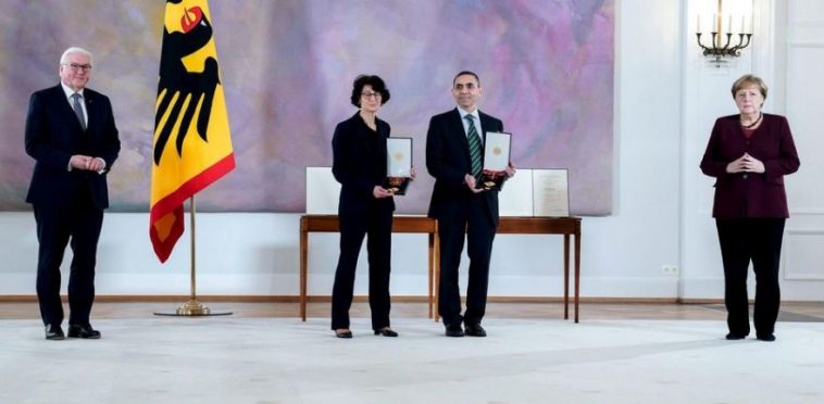ألمانيا: تكريم مؤسسي بيونتك بأرفع أوسمة الاستحقاق لدورهما في تطوير لقاح كورونا