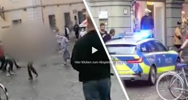 أول مقاطع الفيديو للهجوم بسكين في ألمانيا