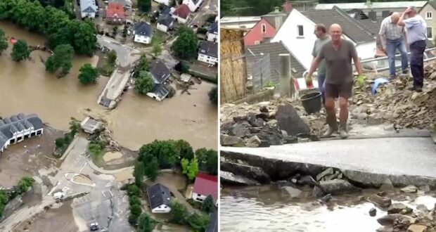 تبرع لضحايا الفيضانات في ألمانيا