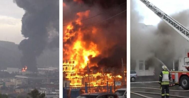 ألمانيا: حريق في مصنع بمدينة هاغن