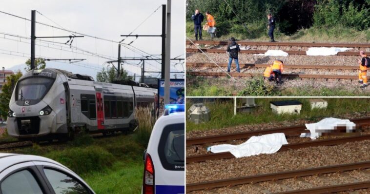 قطار يدهس مهاجرين جزائريين في فرنسا