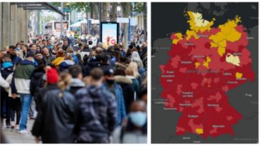 معدل الإصابة بفيروس كورونا في ألمانيا