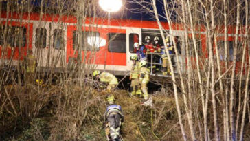 حادث قطار خطير قرب ميونخ خلّف قتيل و 18 جريح